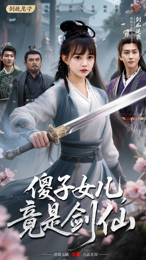 傻子女儿竟是剑仙（50集）完整版